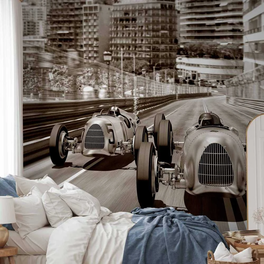 Artgeist Fototapetas - Retro Formula 1
