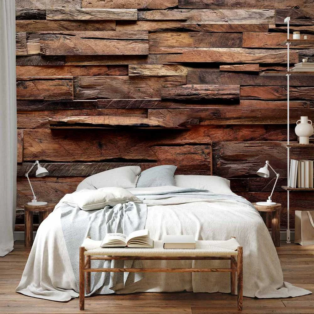 Artgeist Fototapetas - Rustic Style: Forest Cottage