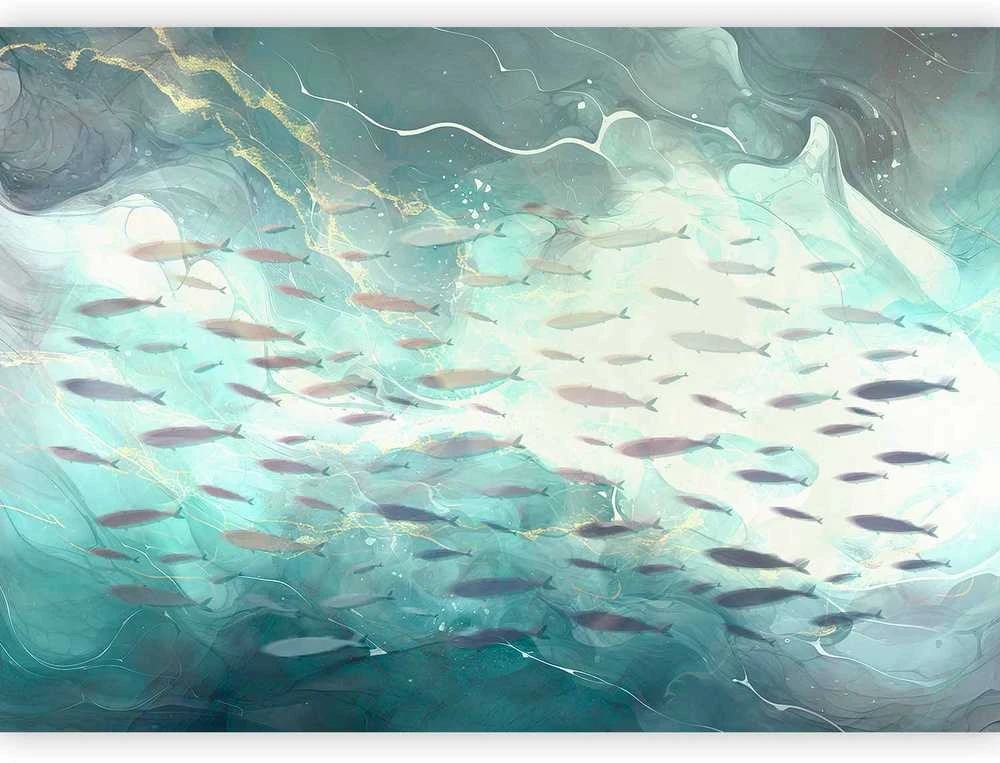 Artgeist Fototapetas - School of small fish