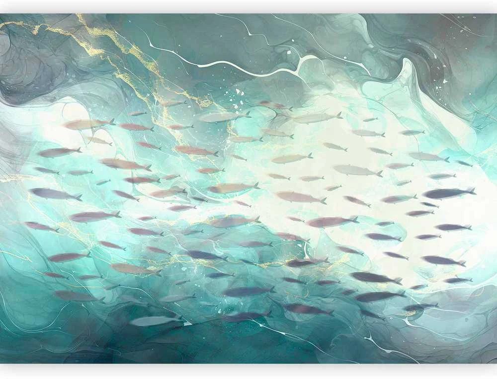 Artgeist Fototapetas - School of small fish