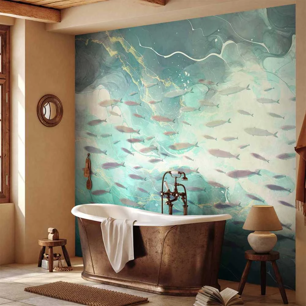 Artgeist Fototapetas - School of small fish