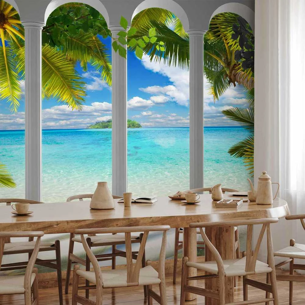 Artgeist Fototapetas - Sea behind Columns