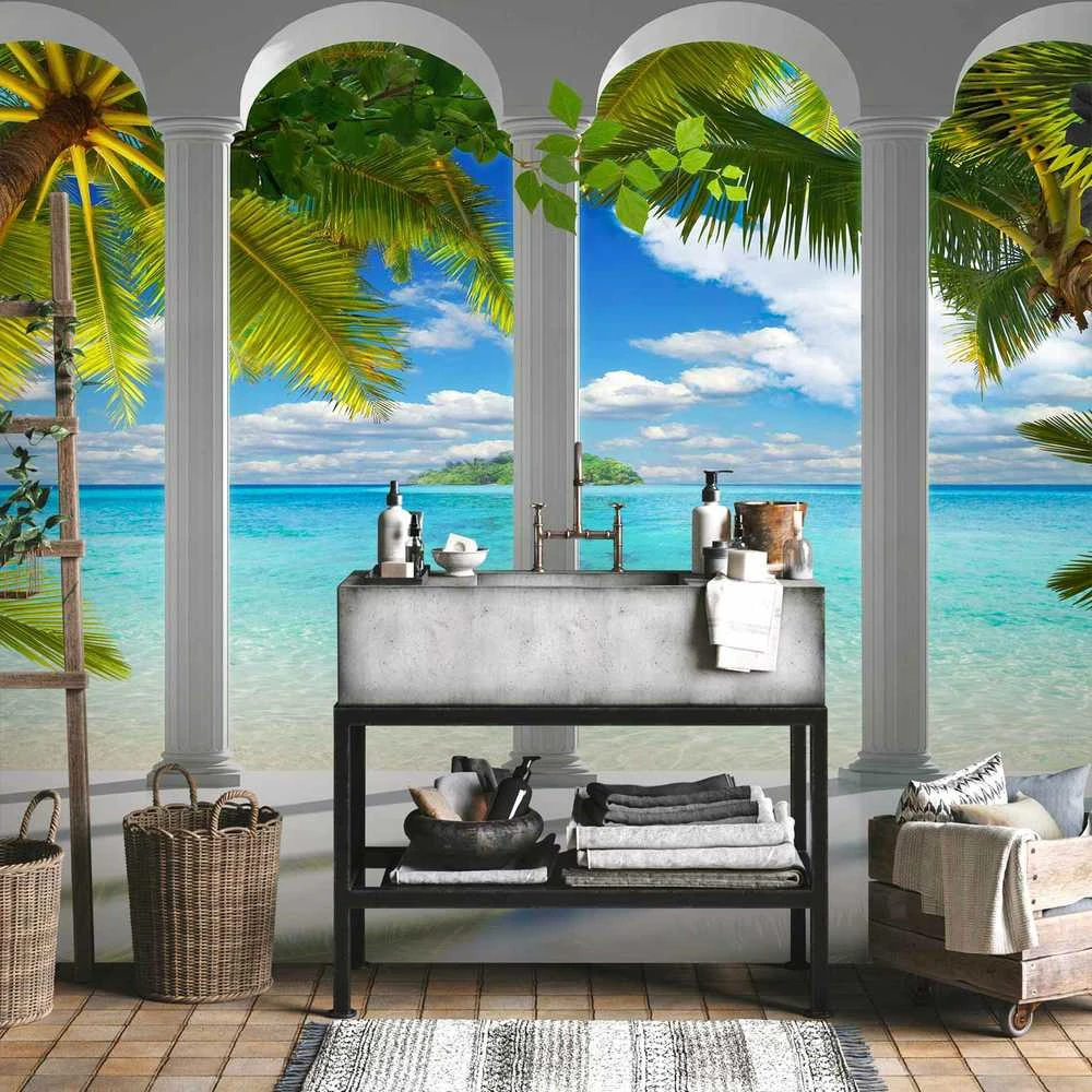Artgeist Fototapetas - Sea behind Columns