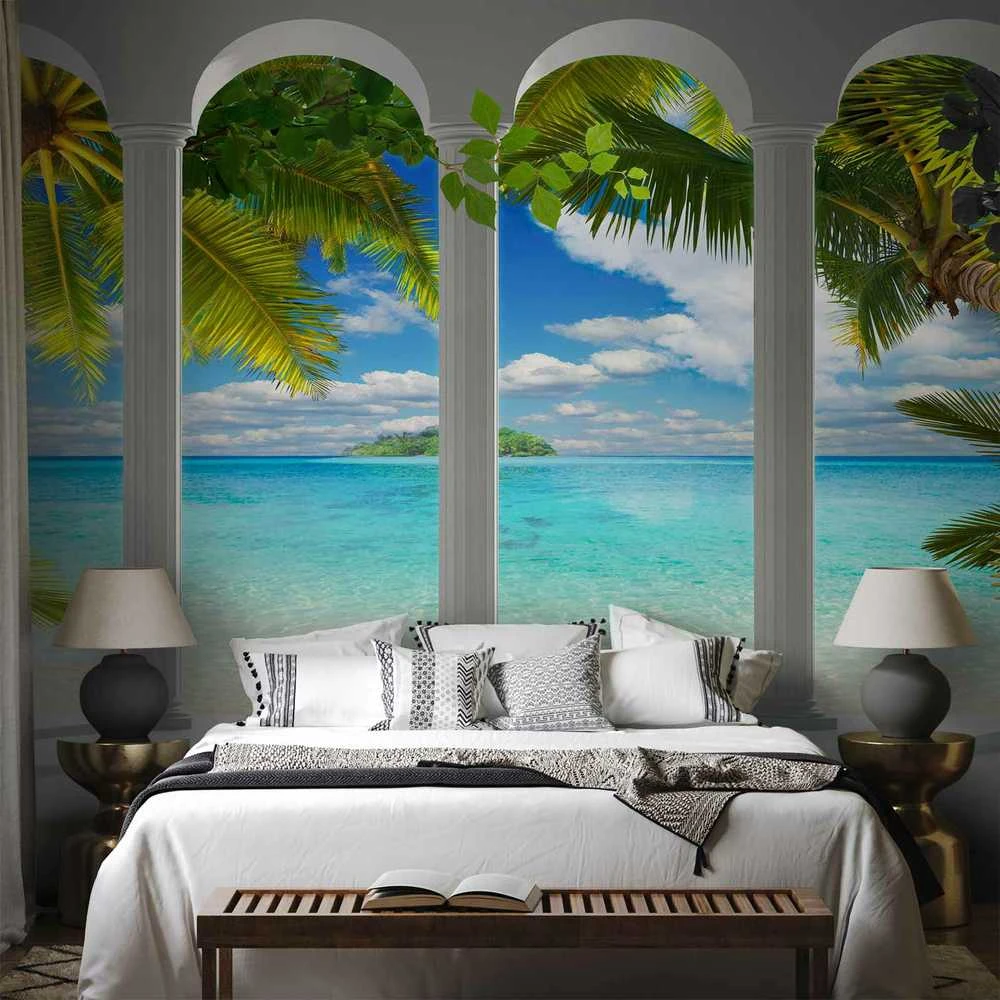 Artgeist Fototapetas - Sea behind Columns