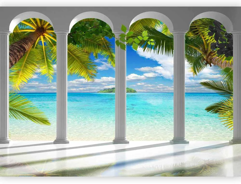Artgeist Fototapetas - Sea behind Columns