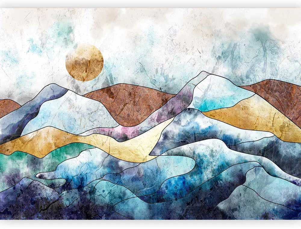 Artgeist Fototapetas - Stained Glass Landscape