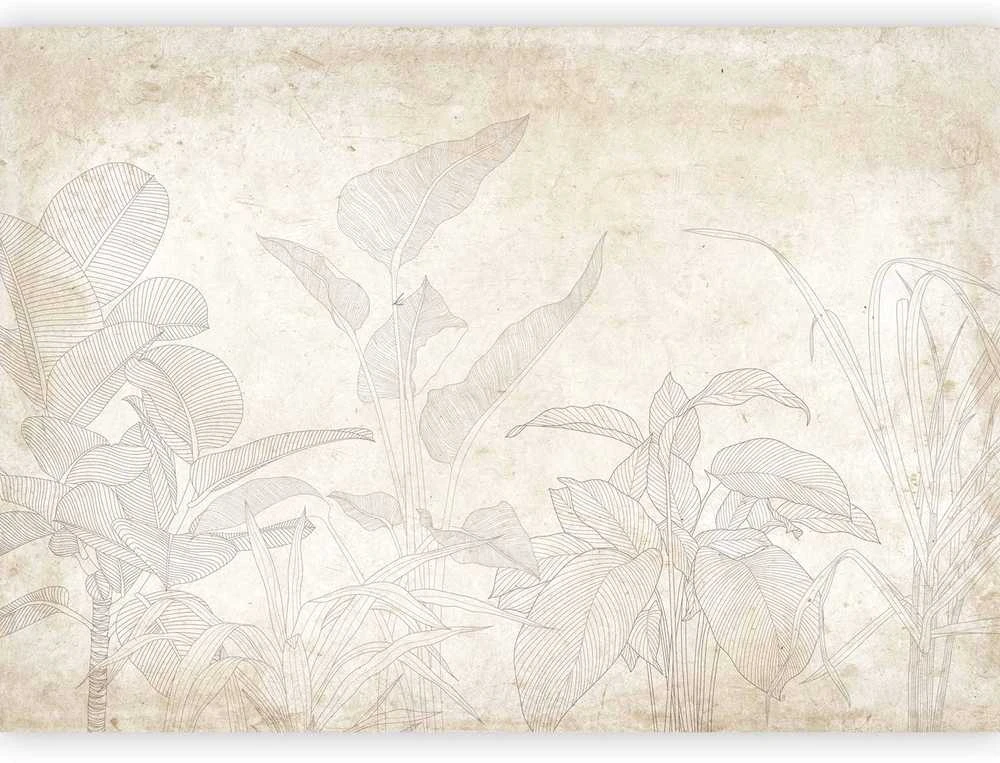 Artgeist Fototapetas - Subtle Exotic Plants