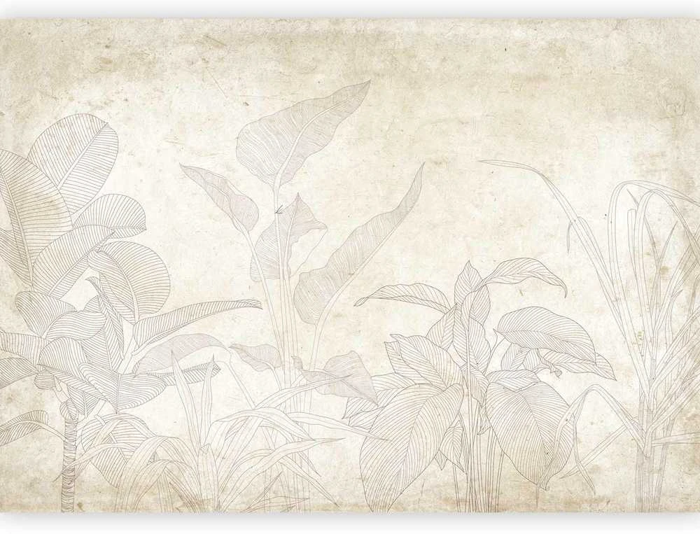 Artgeist Fototapetas - Subtle Exotic Plants