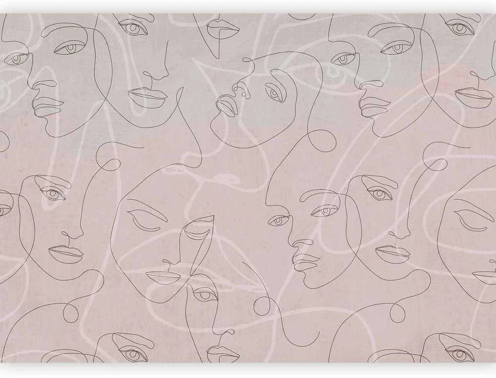 Artgeist Fototapetas - Thousands of Faces
