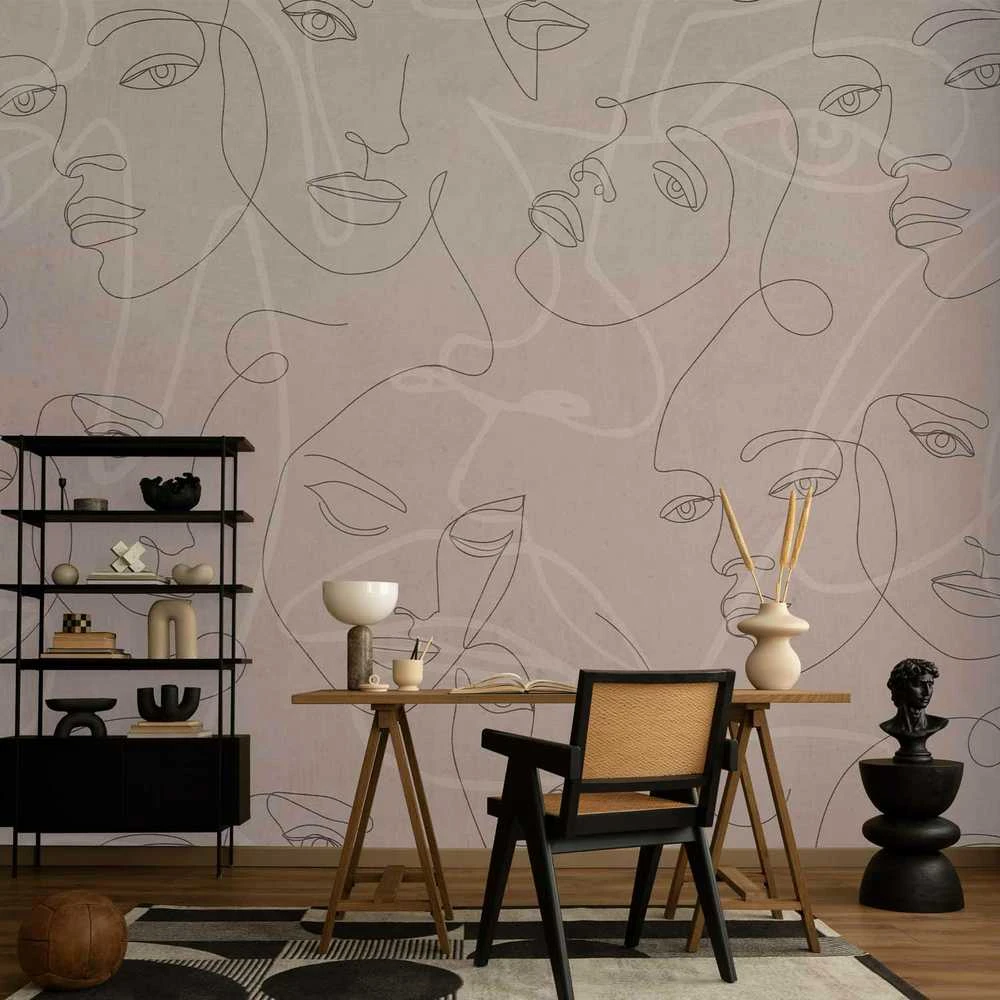 Artgeist Fototapetas - Thousands of Faces