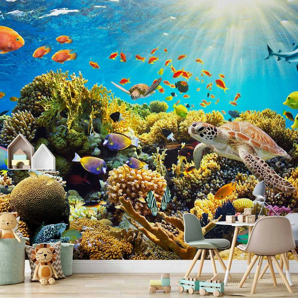 Artgeist Fototapetas - Underwater Land