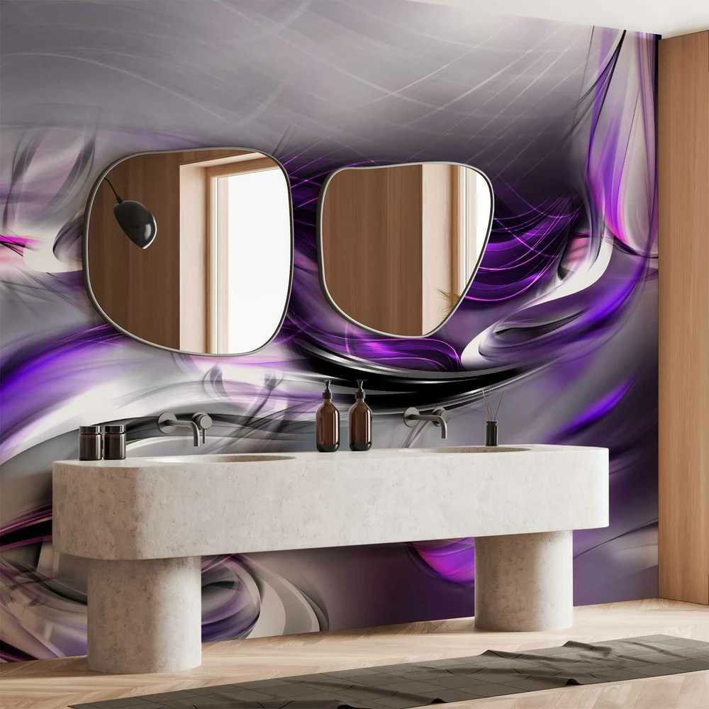 Artgeist Fototapetas - Violetinė Swirls