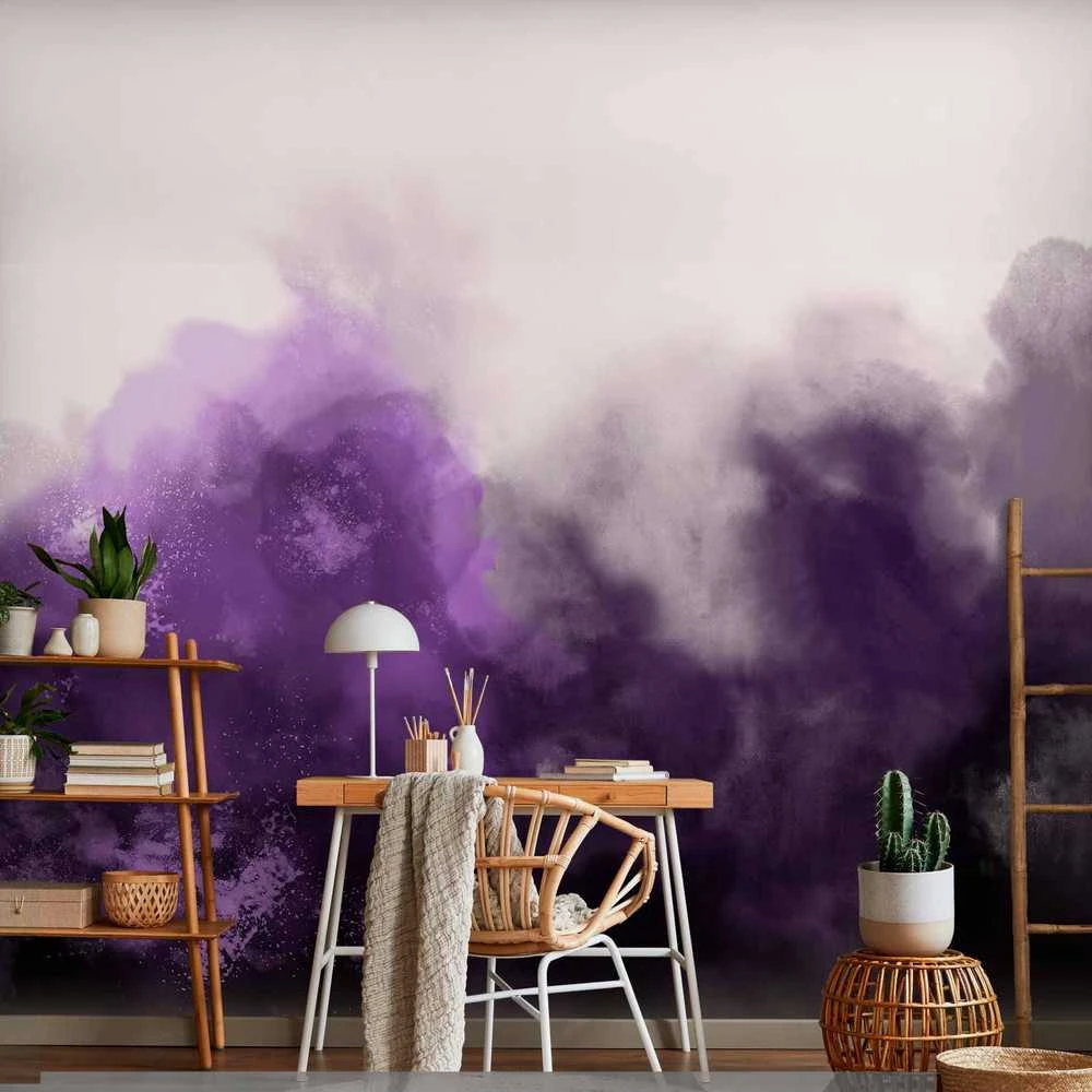 Artgeist Fototapetas - Watercolour Variation - Violet