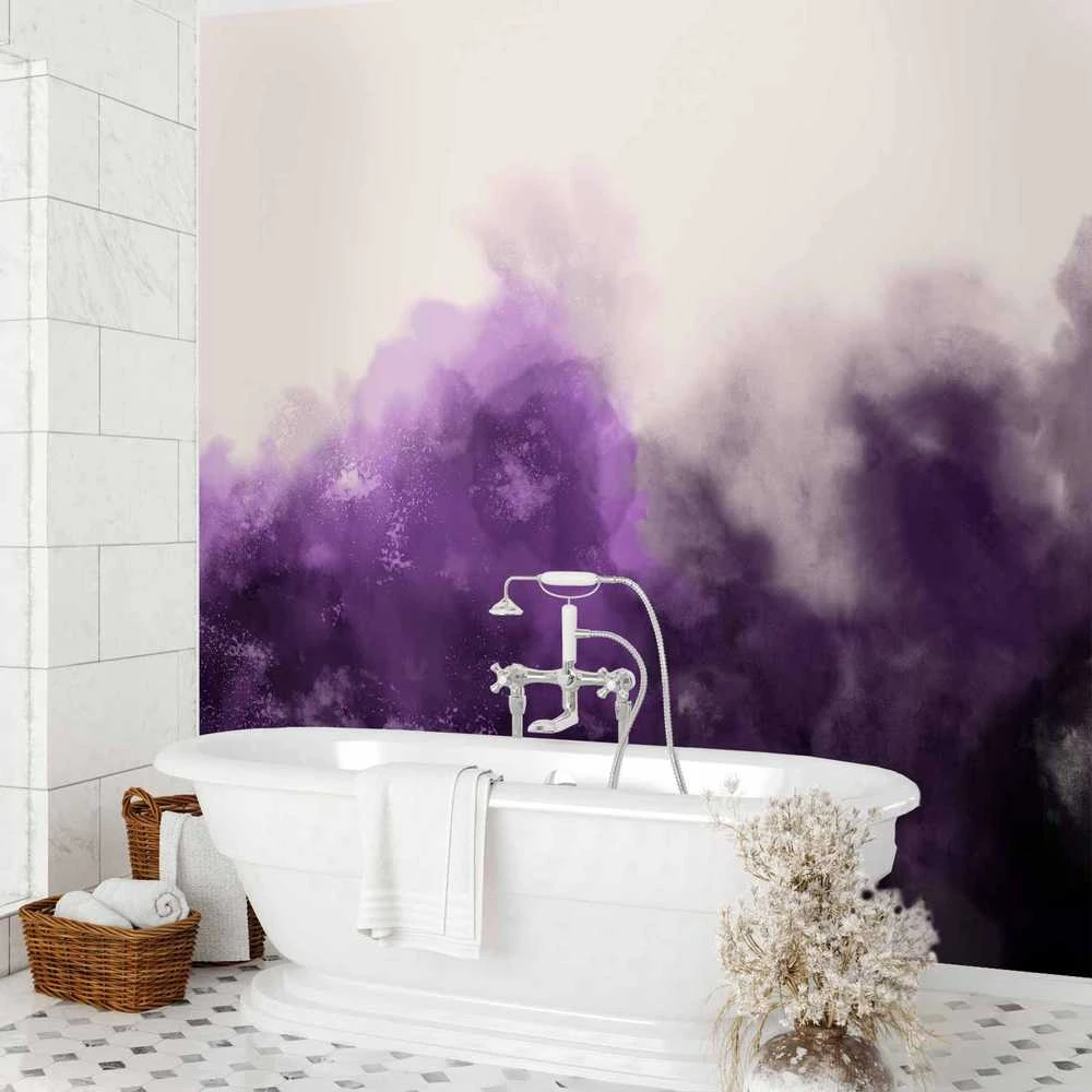Artgeist Fototapetas - Watercolour Variation - Violet