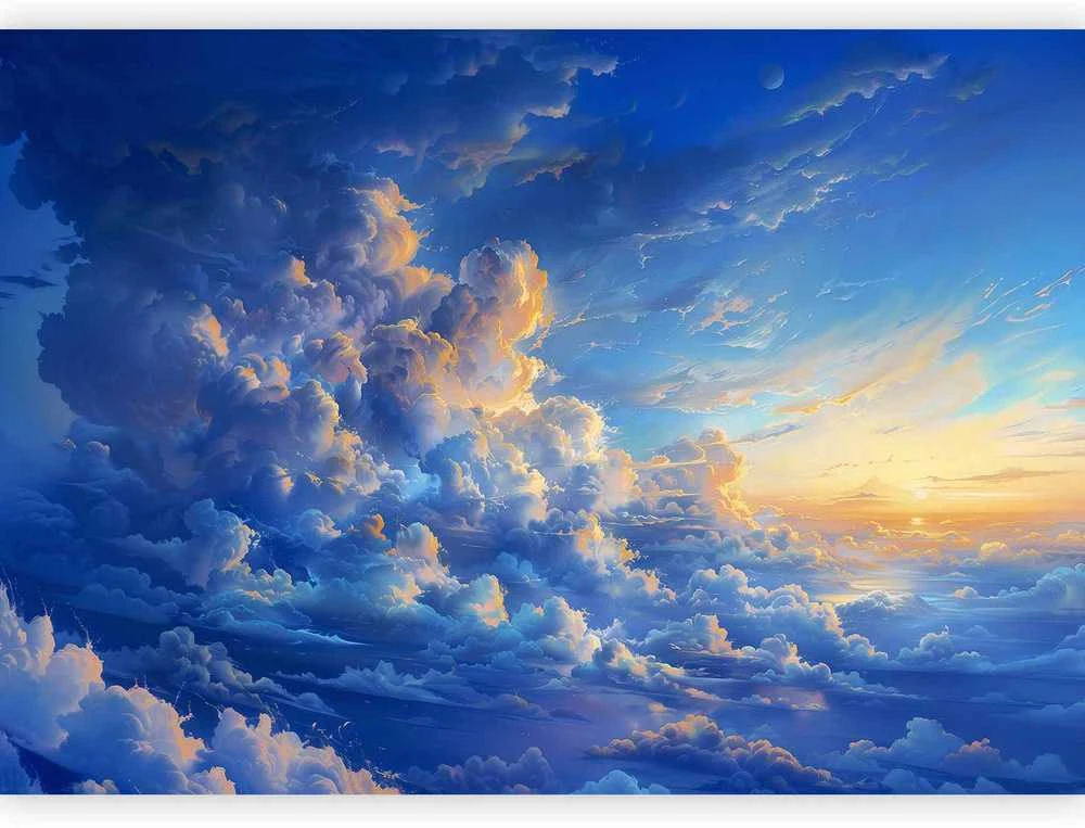 Artgeist Fototapetas - When the Sky Becomes a Canvas: Artistic Creation of Nature in the Clouds