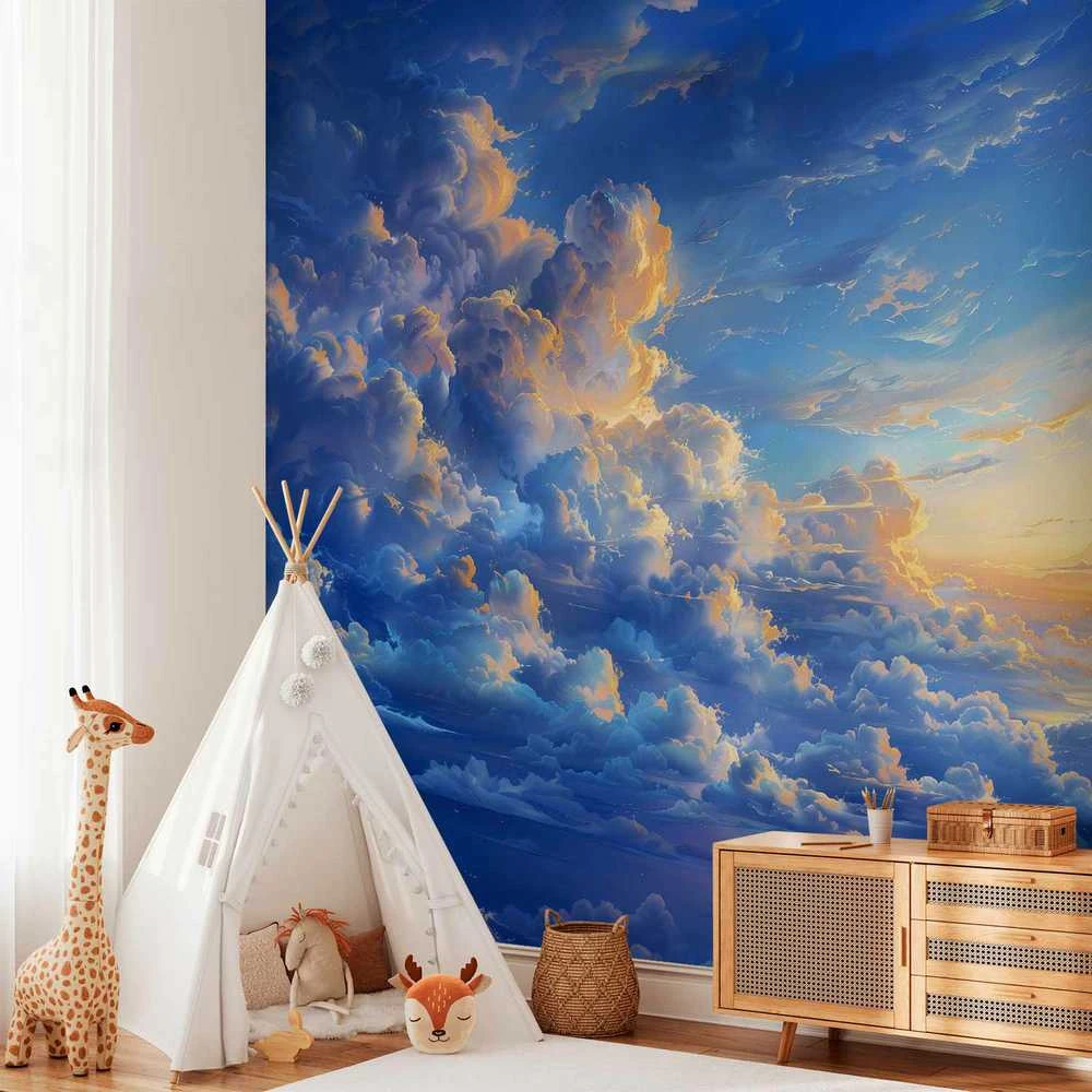 Artgeist Fototapetas - When the Sky Becomes a Canvas: Artistic Creation of Nature in the Clouds