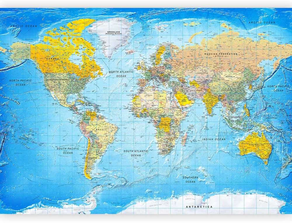 Artgeist Fototapetas - World Classic Map
