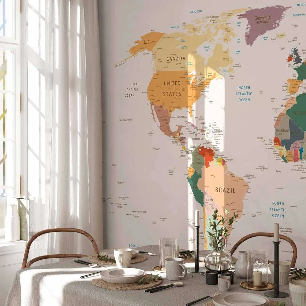 Artgeist Fototapetas - World Map