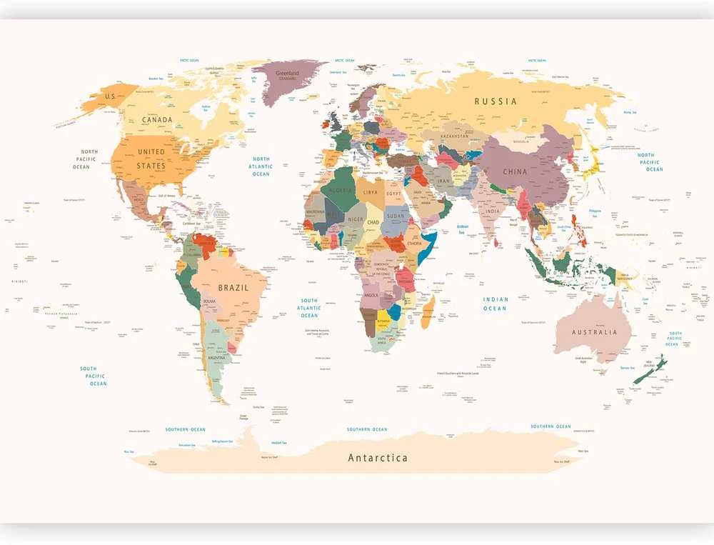 Artgeist Fototapetas - World Map