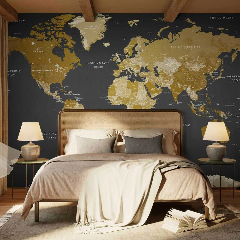 Artgeist Fototapetas - World Map: Modern Geography