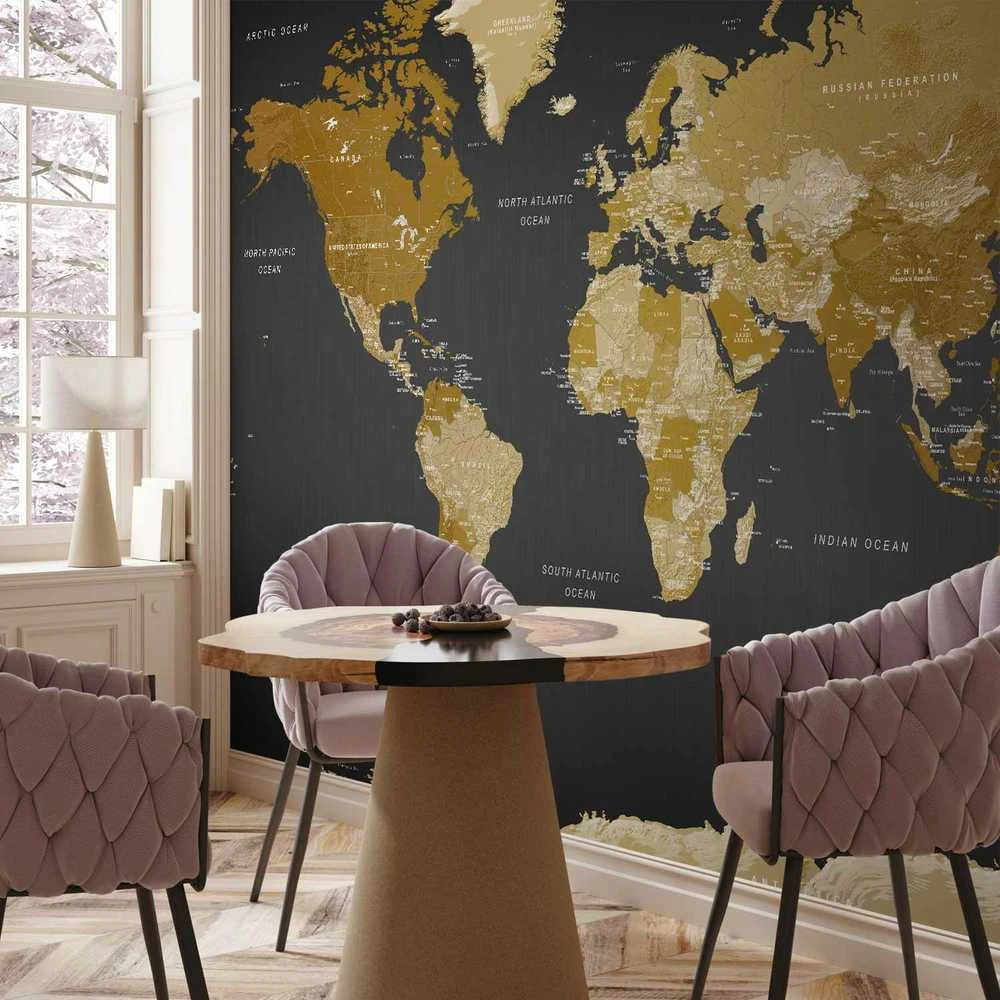 Artgeist Fototapetas - World Map: Modern Geography