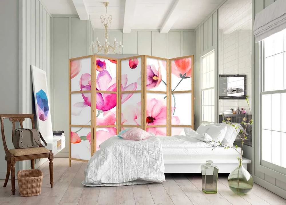 Artgeist Japoniška kambario pertvara - Floral Bliss II