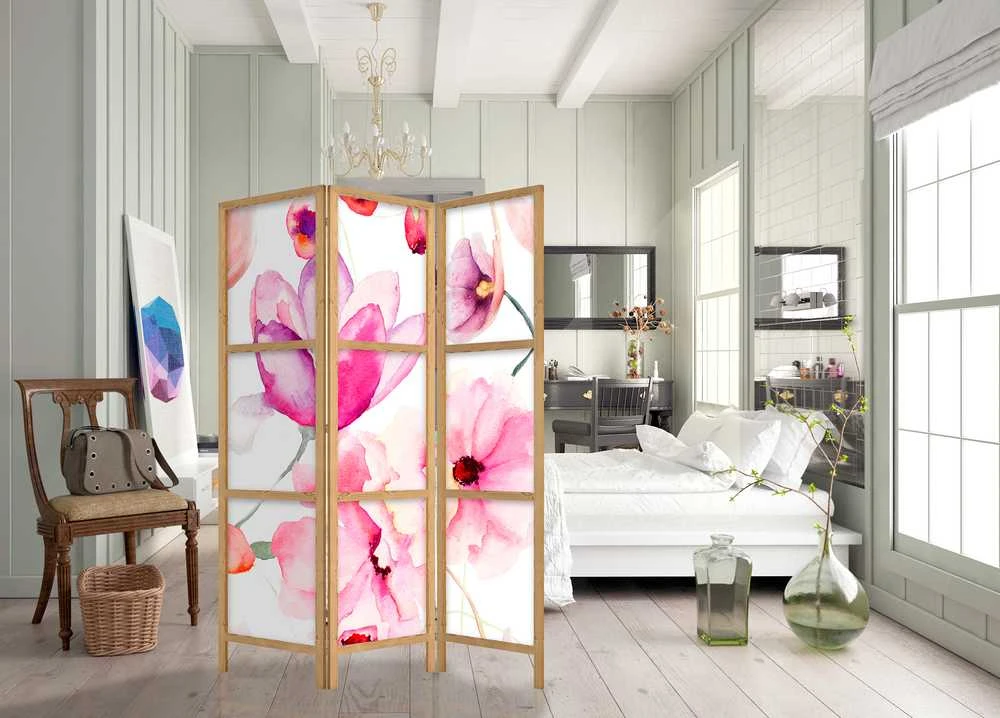 Artgeist Japoniška kambario pertvara - Floral Bliss I