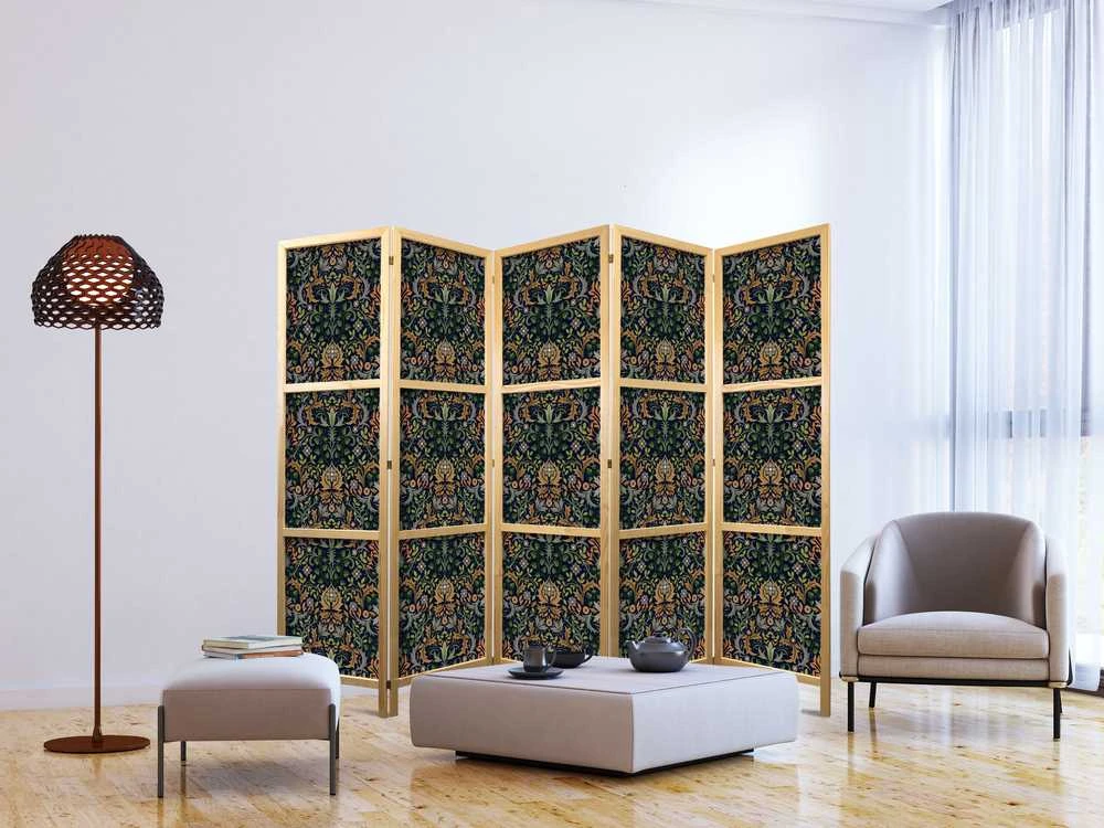 Artgeist Japoniška kambario pertvara - Retro Vintage Intricate and Rich Pattern in Victorian Style