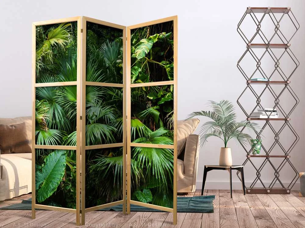 Artgeist Japoniška kambario pertvara - Sunny Jungle I
