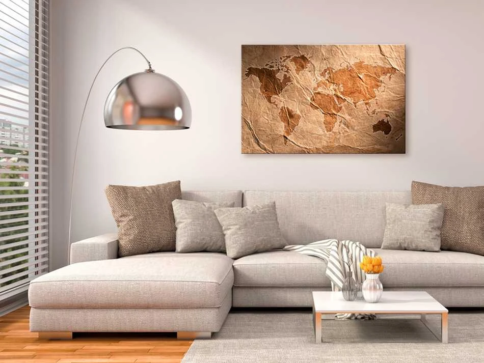 Artgeist Kamštinis paveikslas - Paper Map