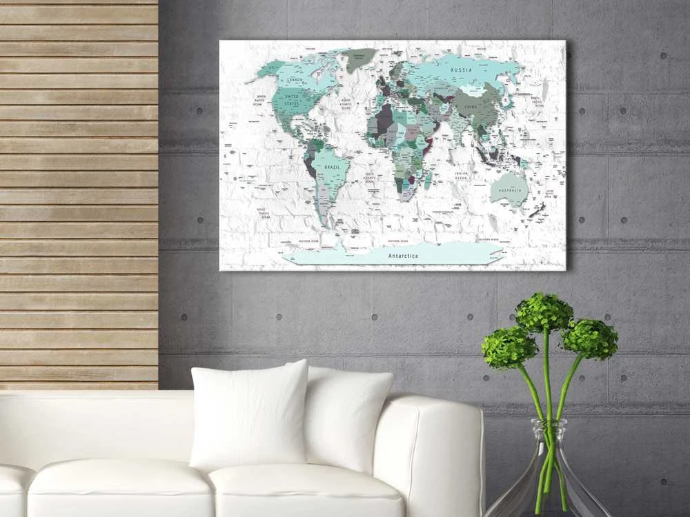 Artgeist Kamštinis paveikslas - Sky-mėlynas Border