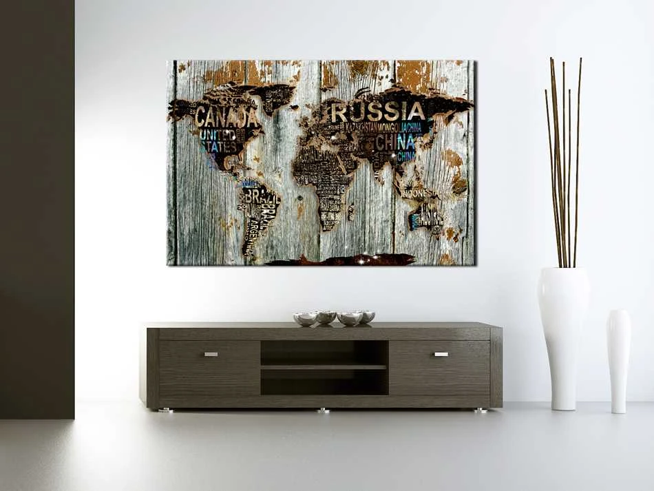 Artgeist Kamštinis paveikslas - Wooden Border