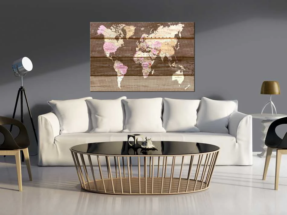 Artgeist Kamštinis paveikslas - Wooden World