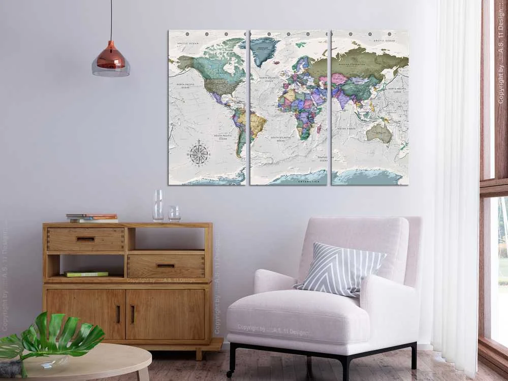 Artgeist Kamštinis paveikslas - World Destinations (3 Parts)