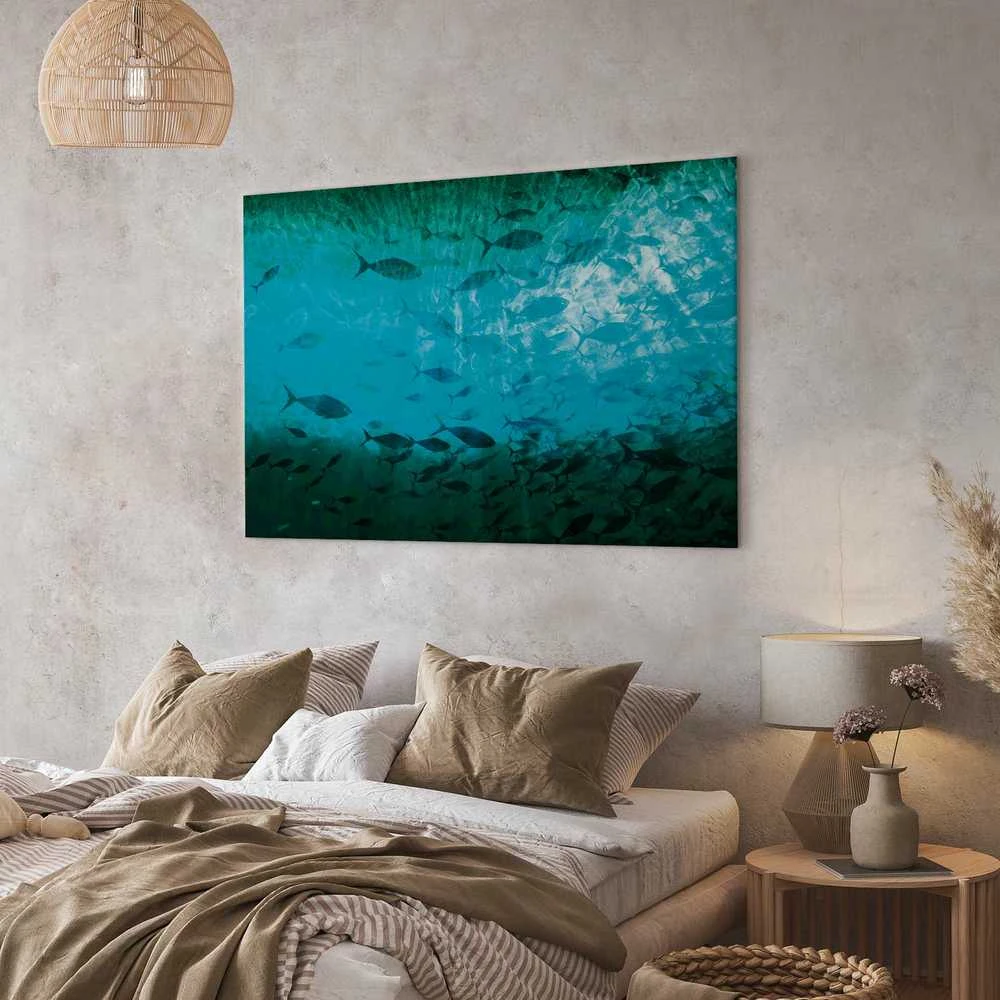 Artgeist Paveikslas - A shoal of dark fish