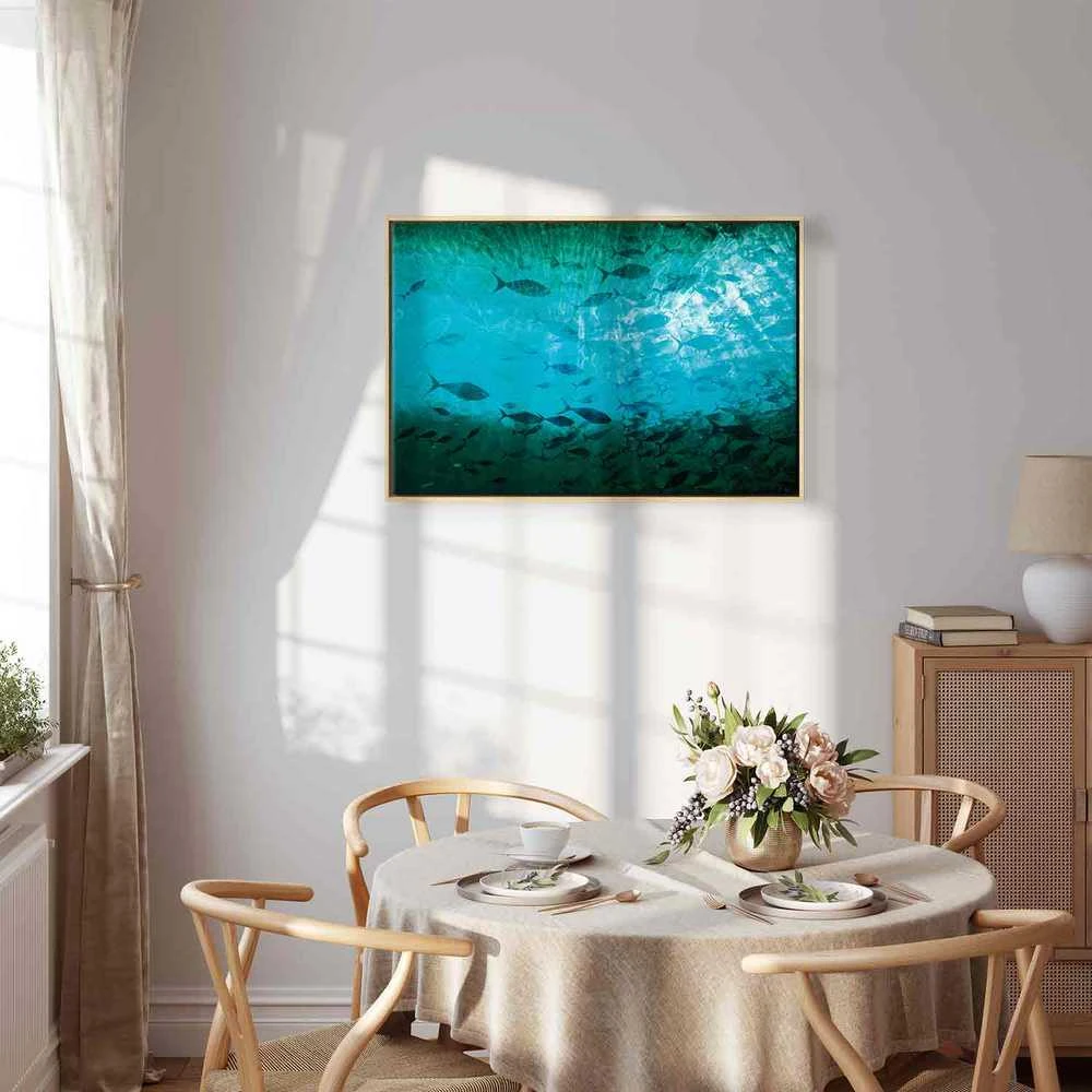 Artgeist Paveikslas - A shoal of dark fish