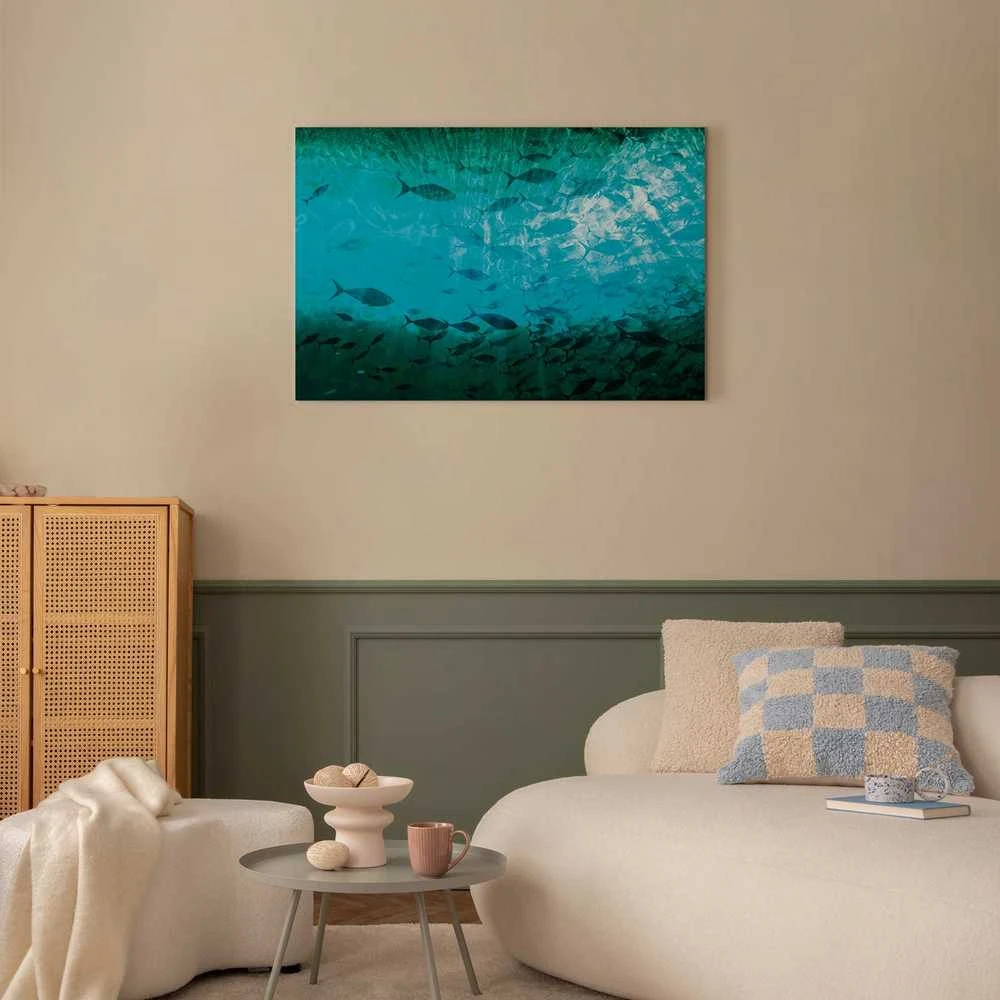 Artgeist Paveikslas - A shoal of dark fish