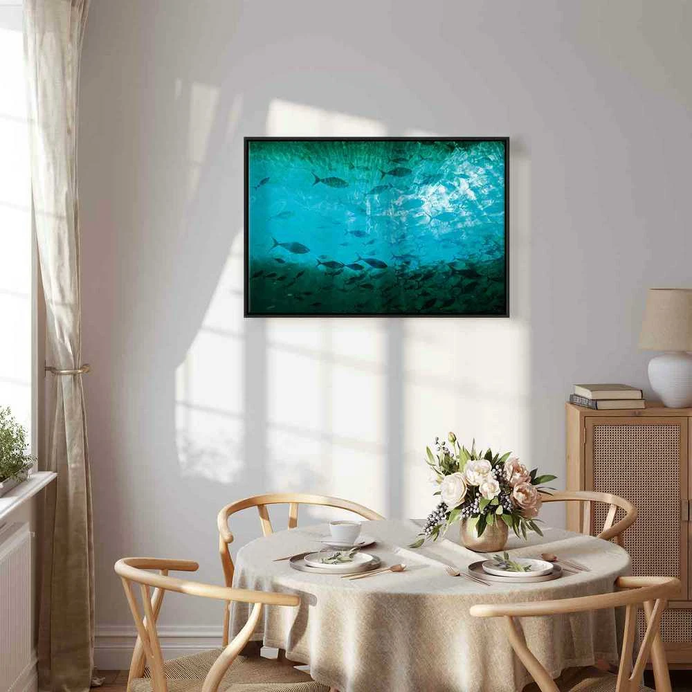 Artgeist Paveikslas - A shoal of dark fish