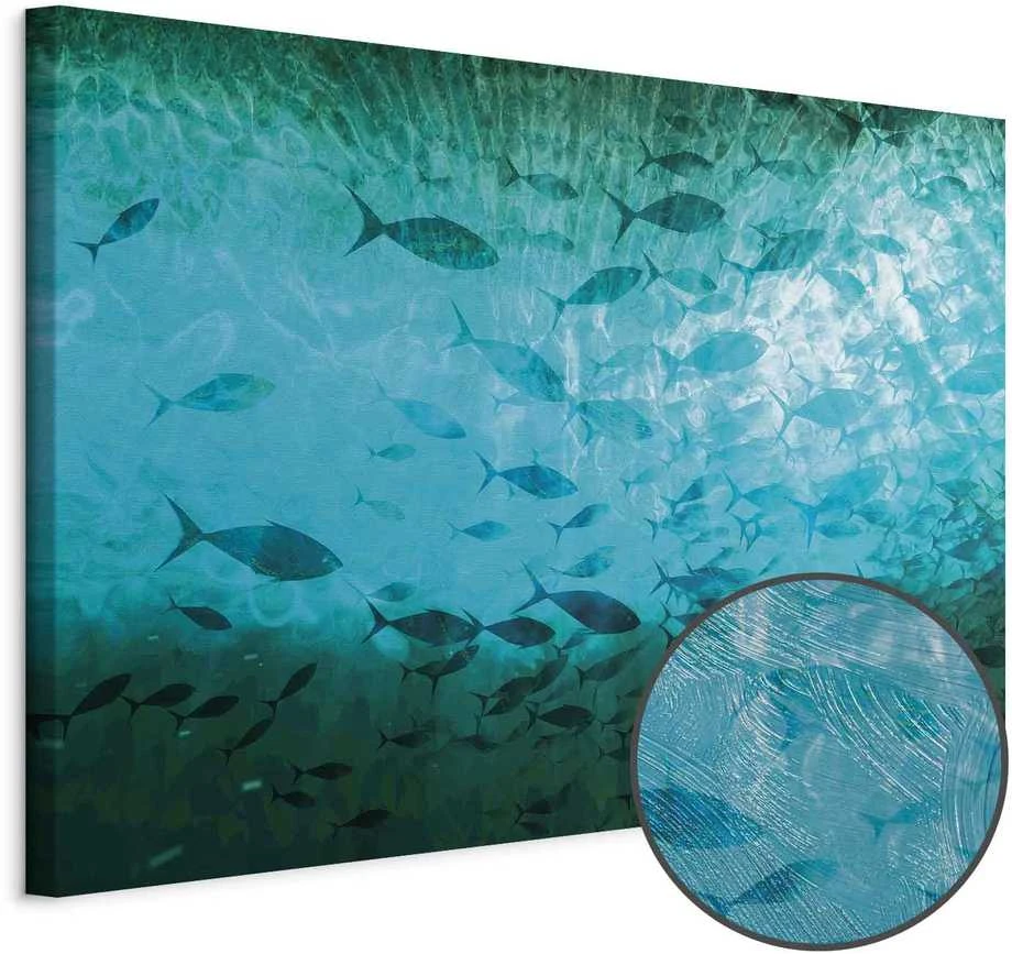 Artgeist Paveikslas - A shoal of dark fish