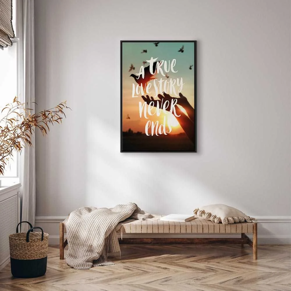 Artgeist Paveikslas - A True Love Story Never Ends (1 Part) Vertical