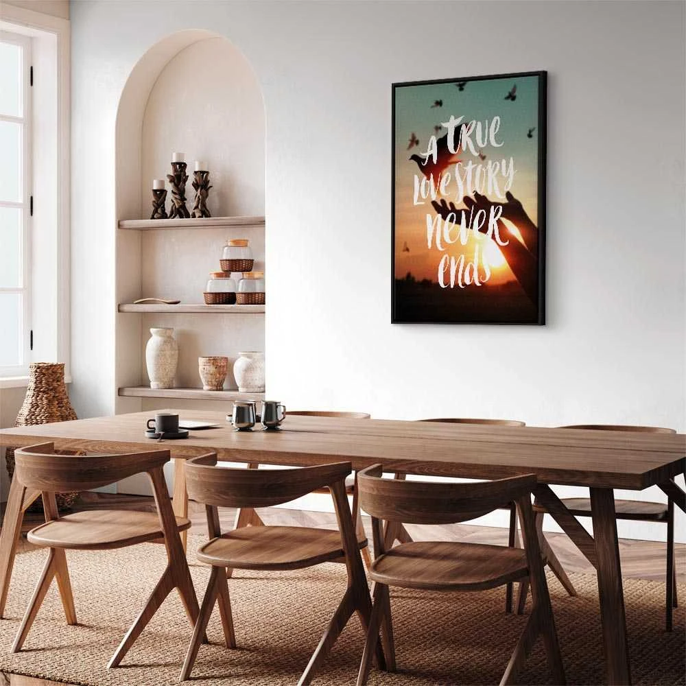 Artgeist Paveikslas - A True Love Story Never Ends (1 Part) Vertical