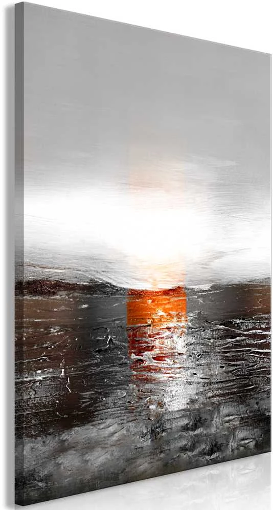 Artgeist Paveikslas - Reflection of Colors (1-part) - Sunset in Painted Abstract Background