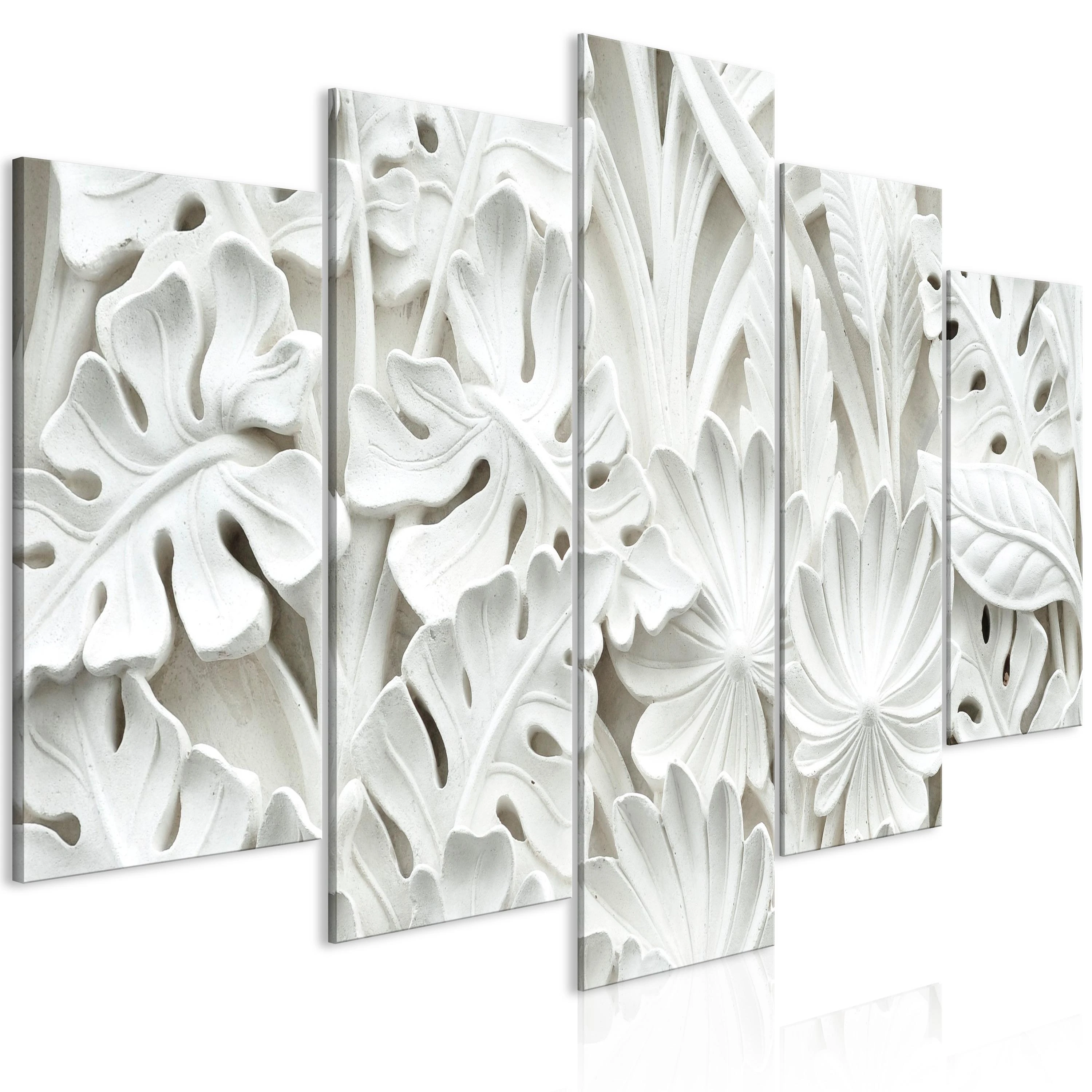 Artgeist Paveikslas - Alabaster Garden (5 Parts) Wide