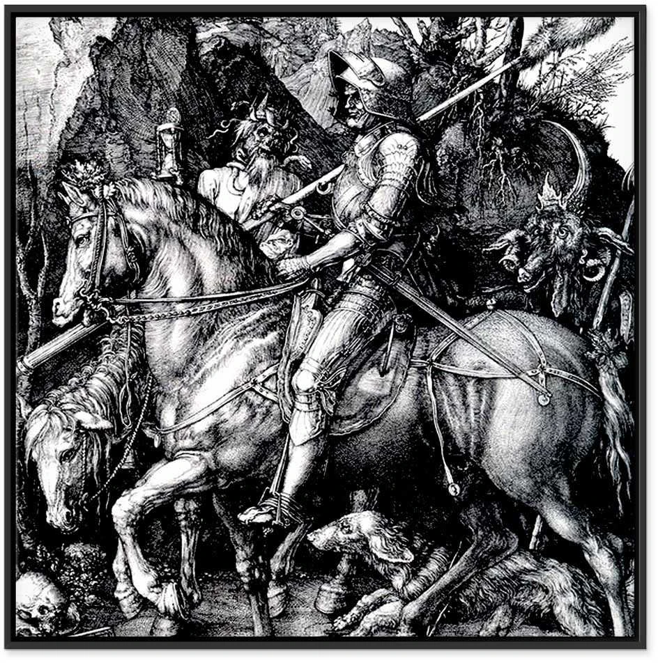 Artgeist Paveikslas - Albrecht Dürer – Knight, Death and the Devil