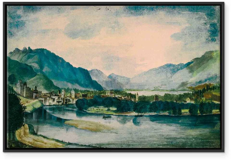 Artgeist Paveikslas - Albrecht Dürer – View of Trento from the North