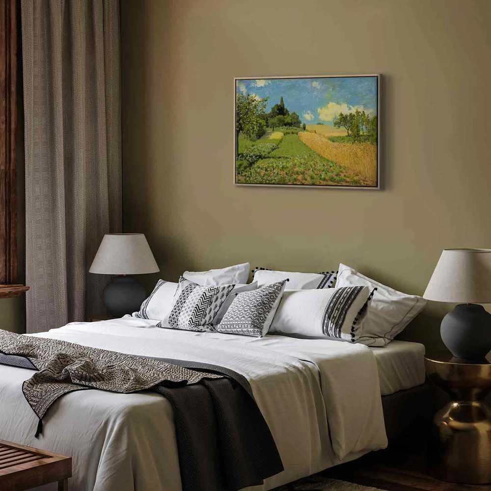 Artgeist Paveikslas - Alfred Sisley – Grain fields on the hills of Argenteuil
