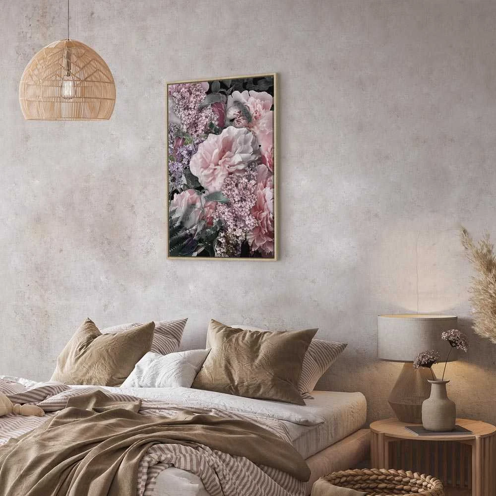 Artgeist Paveikslas - Among Flowers (1-part) - Blooming Plants in Nature's Colors