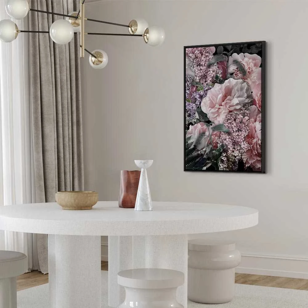 Artgeist Paveikslas - Among Flowers (1-part) - Blooming Plants in Nature's Colors