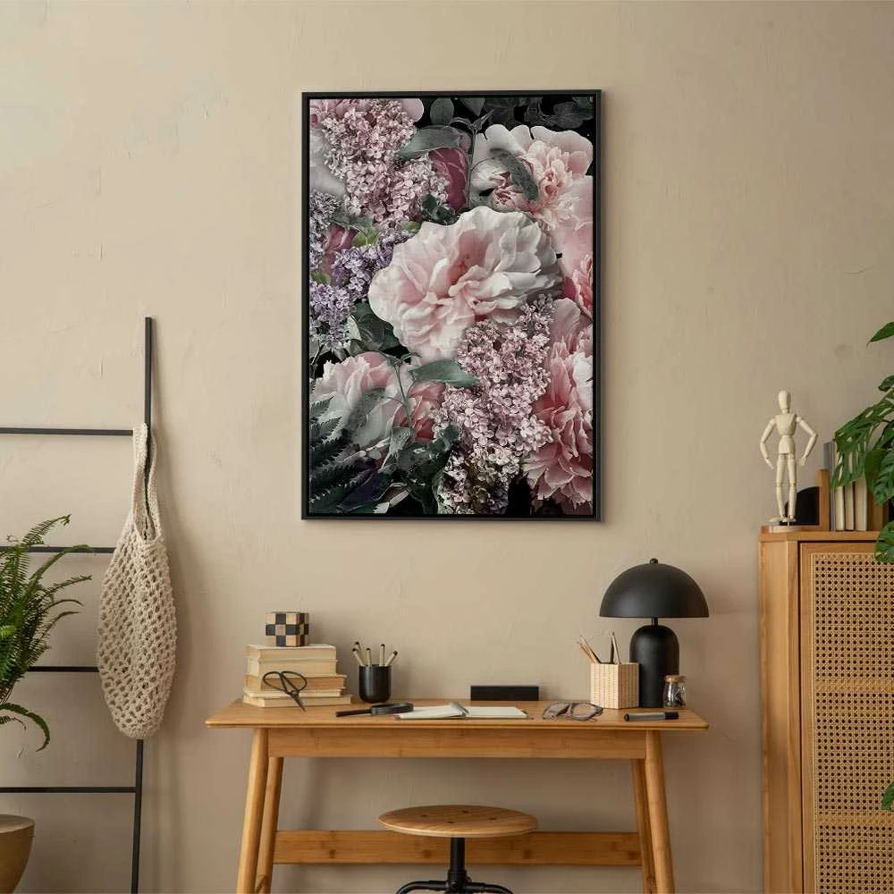 Artgeist Paveikslas - Among Flowers (1-part) - Blooming Plants in Nature's Colors