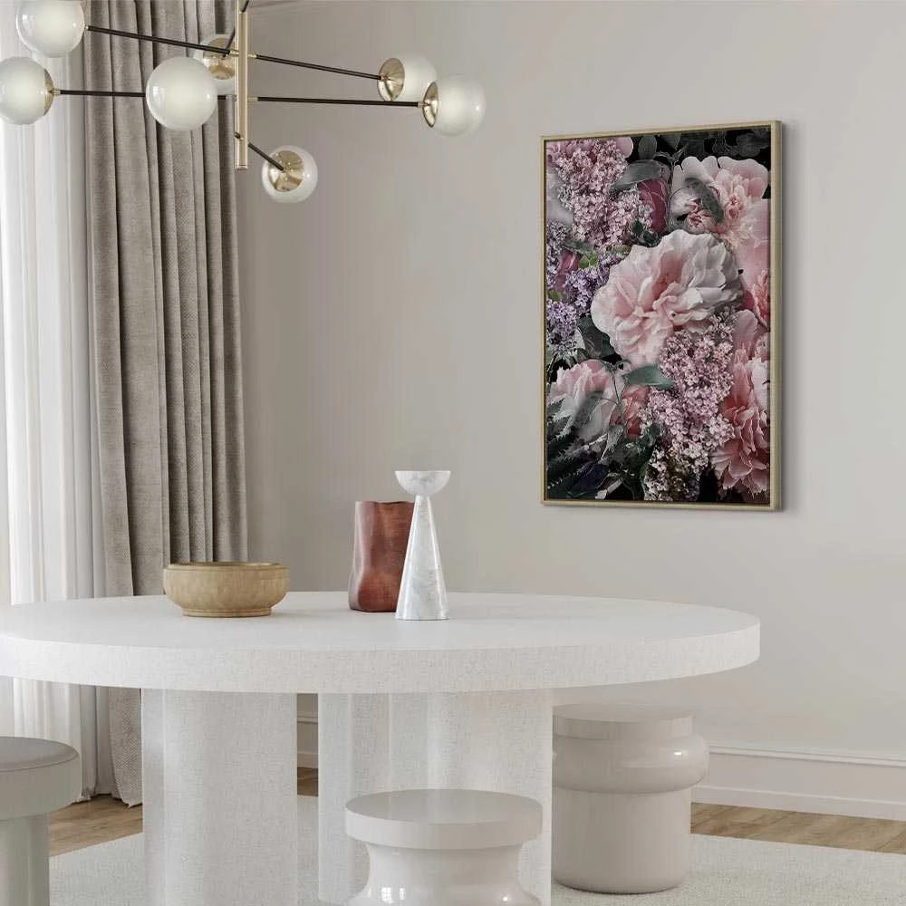 Artgeist Paveikslas - Among Flowers (1-part) - Blooming Plants in Nature's Colors